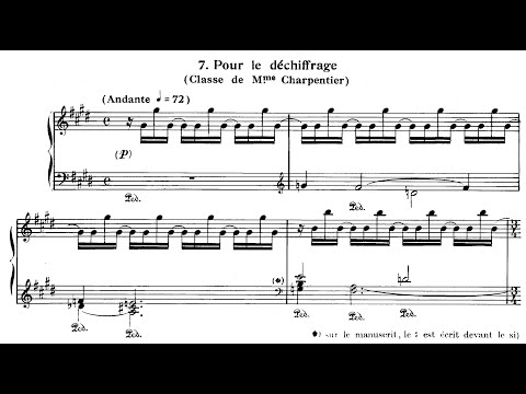 Alain, Jehan (1930): Pour le déchiffrage (classe de piano de Mme Charpentier), JA 20 — Daniel Fuchs
