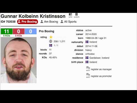 KOLBEINN KRISTINSSON SIGNS WITH SALITA PROMOTIONS