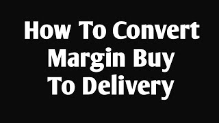 ICICI Direct trading demo for beginners. How to convert margin buy to delivery. How to pledge shares