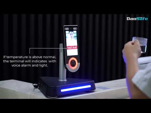 Daosafe DS-F851T Temperature Check Machine with Stand Table!