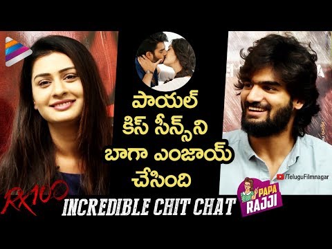 Kartikeya and Payal Rajput about Intimate Scenes | RX 100 Incredible Chit Chat | Telugu FilmNagar Video