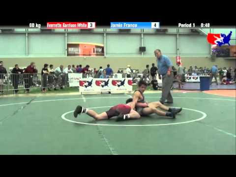 Everrette Garrison White vs. Jamie Franco at 2013 ASICS University Nationals - FS