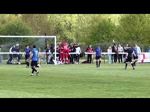 ⚽️ Buckhurst Hill FC🔵(1) v Halstead Town FC🔴(2) - Thurlow Nunn D1S PO Final [Sat 30Apr22] GOALS