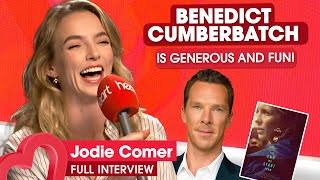 Jodie Comer on Benedict Cumberbatch: 'He's so generous!'