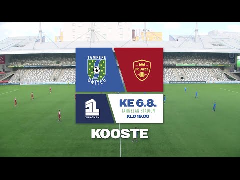 KOOSTE: Tampere United – FC Jazz / Ykkönen / 6.8.2025 / Tammelan stadion