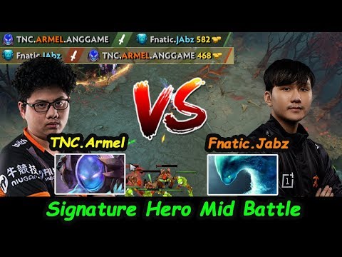 TNC Armel [Arc Warden] Vs Fnatic Jabz[Morphling] Signature Hero MID Battle Insane Damage Dota 2 7.22