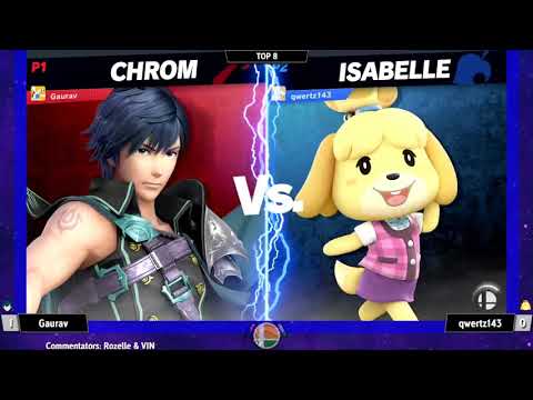 Gaurav (Chrom) vs qwertz143 (Min Min/Isabelle) - SSB India Ultimate