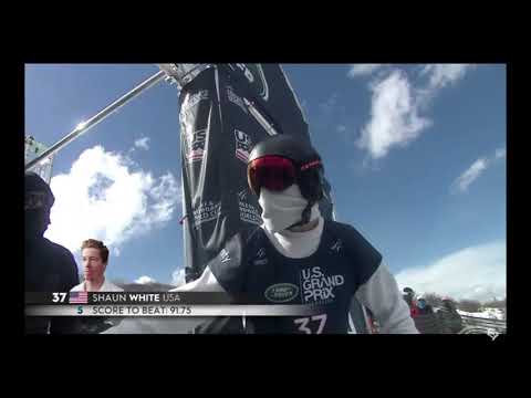 Shaun White Best Run, Run 3 World Cup Aspen 2021 Snowboard Halfpipe contest