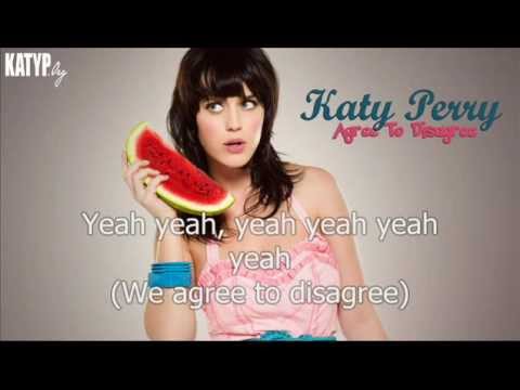 Katy Perry - Agree To Disagree (Unreleased Demo) + Lyrics | Original Audio