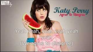 Katy Perry - Agree To Disagree (Unreleased Demo) + Lyrics | Original Audio