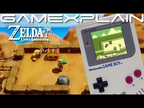 Tal Tal Heights Shown Off in the Zelda: Link's Awakening Remake! + Switch vs Game Boy Comparison
