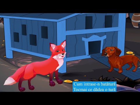 Vine vulpea cea sireata - Clip cu versuri. Cantec pentru copii mari si mici