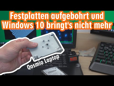 Festplatten aufgebohrt und Windows 10 bringt's nicht mehr ๐ฎ๏ธ Toshiba Qosmio Laptop