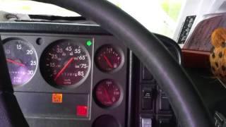 School bus damage from tree on Wilson street