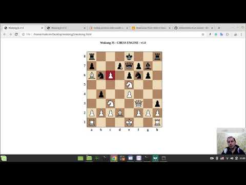 Javascript CHESS ENGINE proof of concept UCI communication as OS process hosted by nodejs