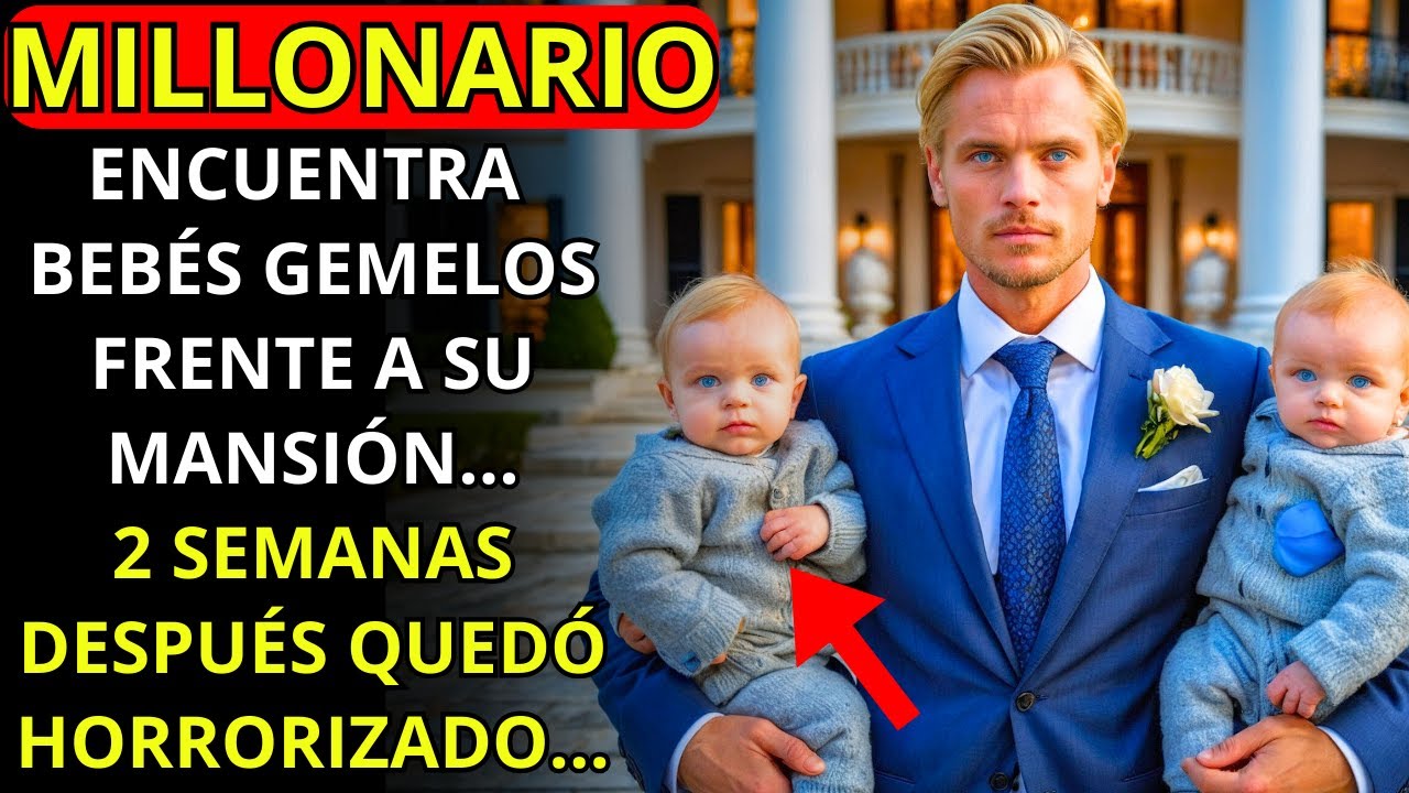 MILLONARIO ENCUENTRA BEBÉS GEMELOS FRENTE A SU MANSIÓN... 2 SEMANAS DESPUÉS QUEDÓ HORRORIZADO...