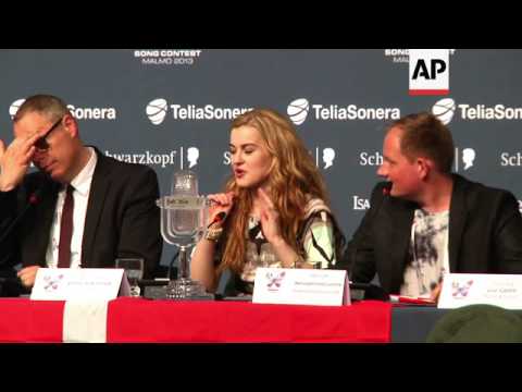 Denmark's Emmelie de Forest comments after winning Eurovision Song Contest