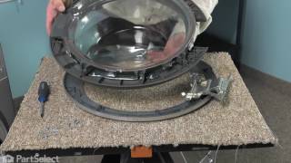 Washer Repair — Replacing the Door Hinge (Whirlpool Part # WP8183202)