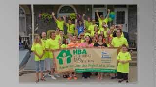 preview picture of video 'Volunteer Photos: 2012 Build of HBA Restoring Hope'