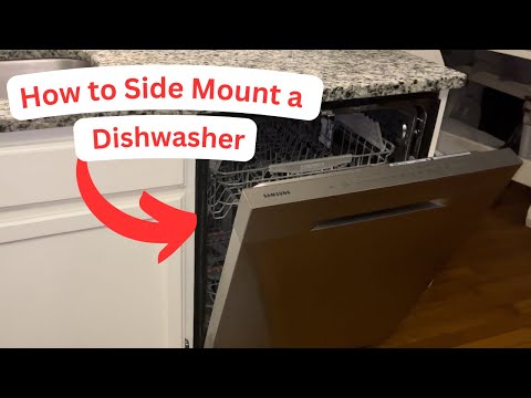 Mount a Dishwasher | How to Secure Samsung Dishwasher with Hard Counter Tops |