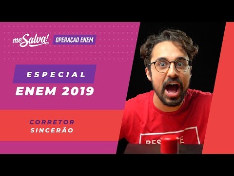 🎯OPERAÇÃO ENEM 2019: Especial Corretor Sincerão com Part. Luma e Ponto