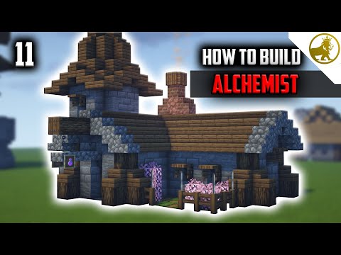 Minecraft - How to Build an Alchemist's House - Villager Houses #11