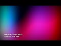I'm Not Ashamed | Tommy Walker | Instrumental with Lyrics