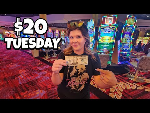 I Put $20 in 10 Slots at Caesars Palace Las Vegas... Then This Happened!