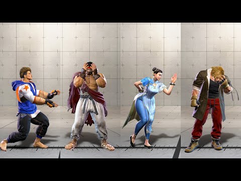 Street Fighter 6 - All Characters Taunts