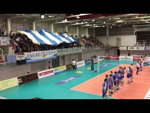 Ingresso in campo VBC Vs MONINI Spoleto HAGAR GROUP