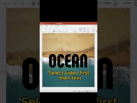 Video in PowerPoint  #ppt #presentation