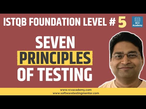 ISTQB Foundation Level 5 Seven Testing Principles