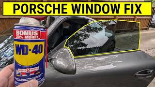 How to fix Porsche 997 / 987 Window Malfunction (911, Boxster, Cayman)