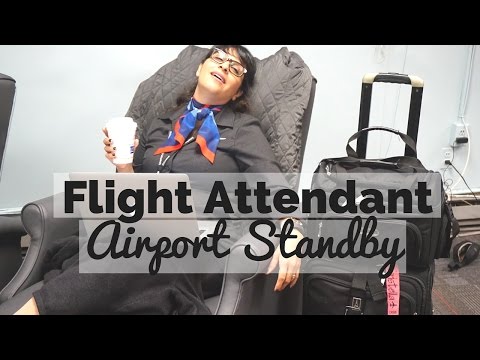 The REAL Life of a Flight Attendant | Airport Standby | Vlog Life