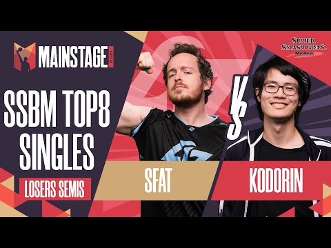 SFAT vs KoDoRiN - Melee Singles: Top 8 Losers Semis - Mainstage 2021 | Fox vs Marth