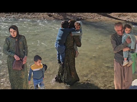 Nomadic life. Asking Tayyiba for help from the children's grandfather