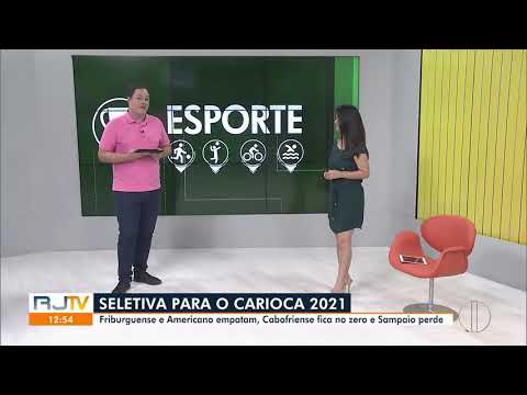 Reportagem sobre o jogo Friburguense x Americano válido pela seletiva