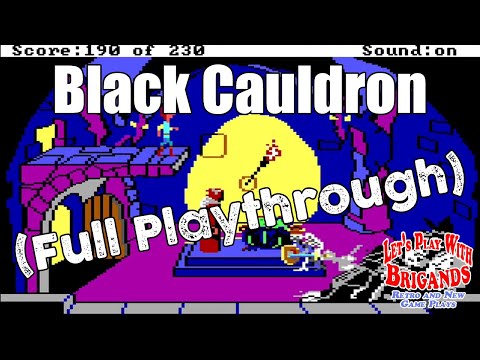 Black Cauldron Sierra 1986 (Full Playthrough)