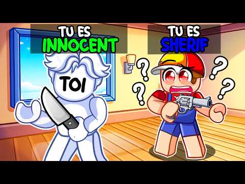 TU Fais SEMBLANT d'être un INNOCENT en MEURTRIER sur Murder Mystery 2 Roblox !