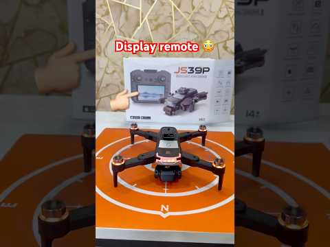 best drone JS39P 🔥 display remote brushless motor dual battery foldable drone hd camera