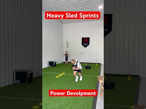 Heavy Sled Sprints for Middle School Athletes - Developing Power Through Resistance