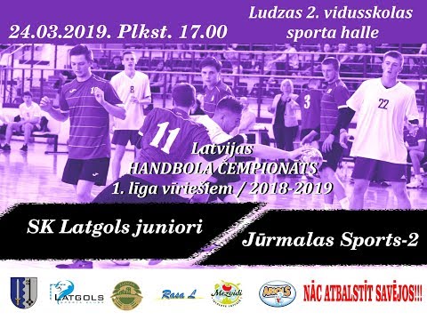 24.03.2019 1. līga vīriešiem "SK Latgols juniori - Jūrmalas Sports-2"