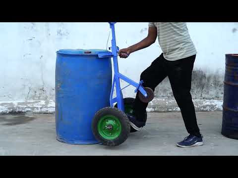 Stainless Steel Drum Trolley