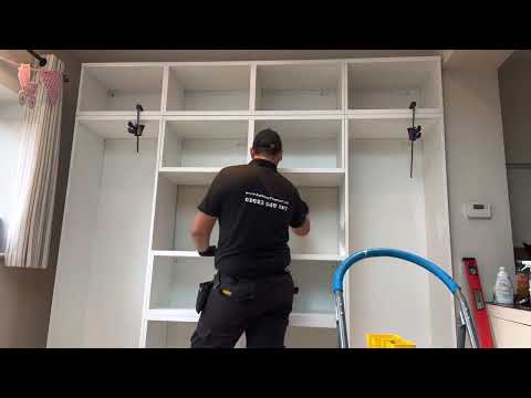 IKEA BESTA wall unit assembly - Timelapse
