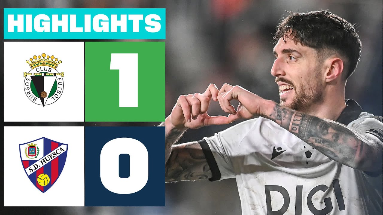 Burgos Club de Fútbol vs Huesca Highlights