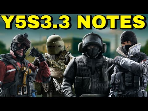 Glaz, Frost & Oryx Buffs! | Y5S3.3 Designer's Notes! | Rainbow Six Siege