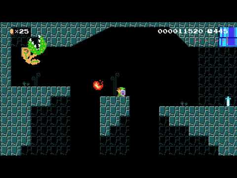 Dark Mushroom Ruin by James Tarr 🍄 Super Mario Maker 2 😶 No Commentary　⚿abo