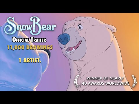 Snow Bear | Official Trailer – Independent, Hand-Drawn Animated Short #animation