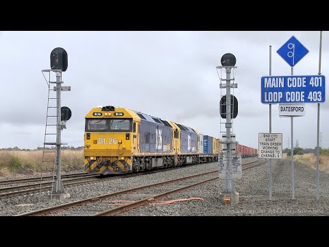 Pacific National 7902v Mildura To Melbourne Container Train - PoathTV Australian Railways