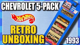 1993 Hot Wheels CHEVROLET 5-Pack | Epic Retro Unboxing!